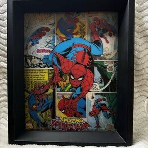 Amazing Spider-Man Comic Art Framed Poster